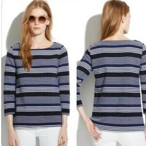 Madewell Gallerist Ponte striped top